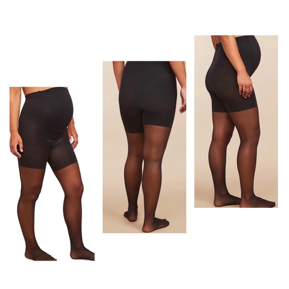 NWT! Assets by Spanx black maternity sheers - Picture 1 of 7
